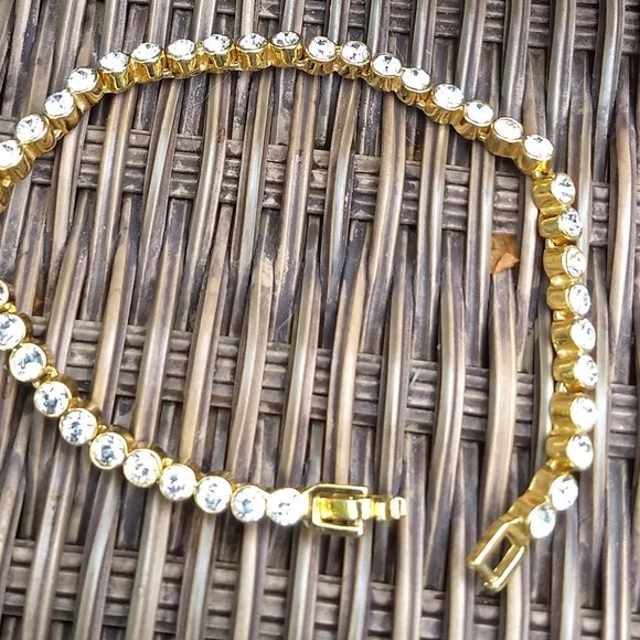 3/$25 vintage 90s rhinestone tennis bracelet ๐HOST PICK ๐ - Picture 6 of 12